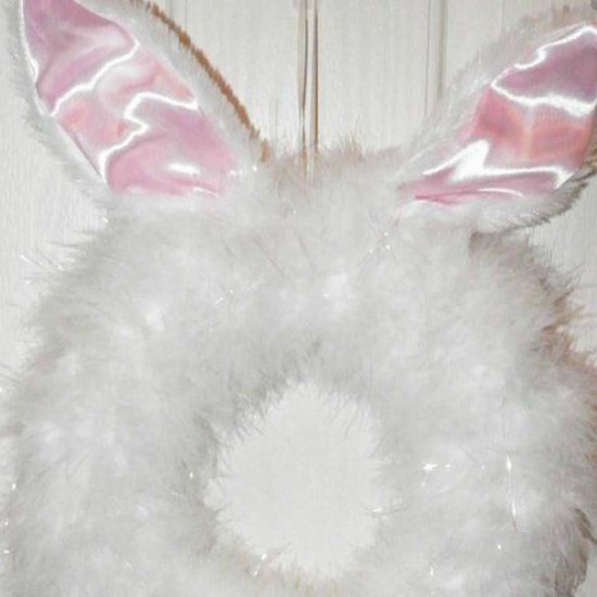 Wreath with bunny ears