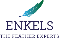 logo Enkels Feathers - The feather experts